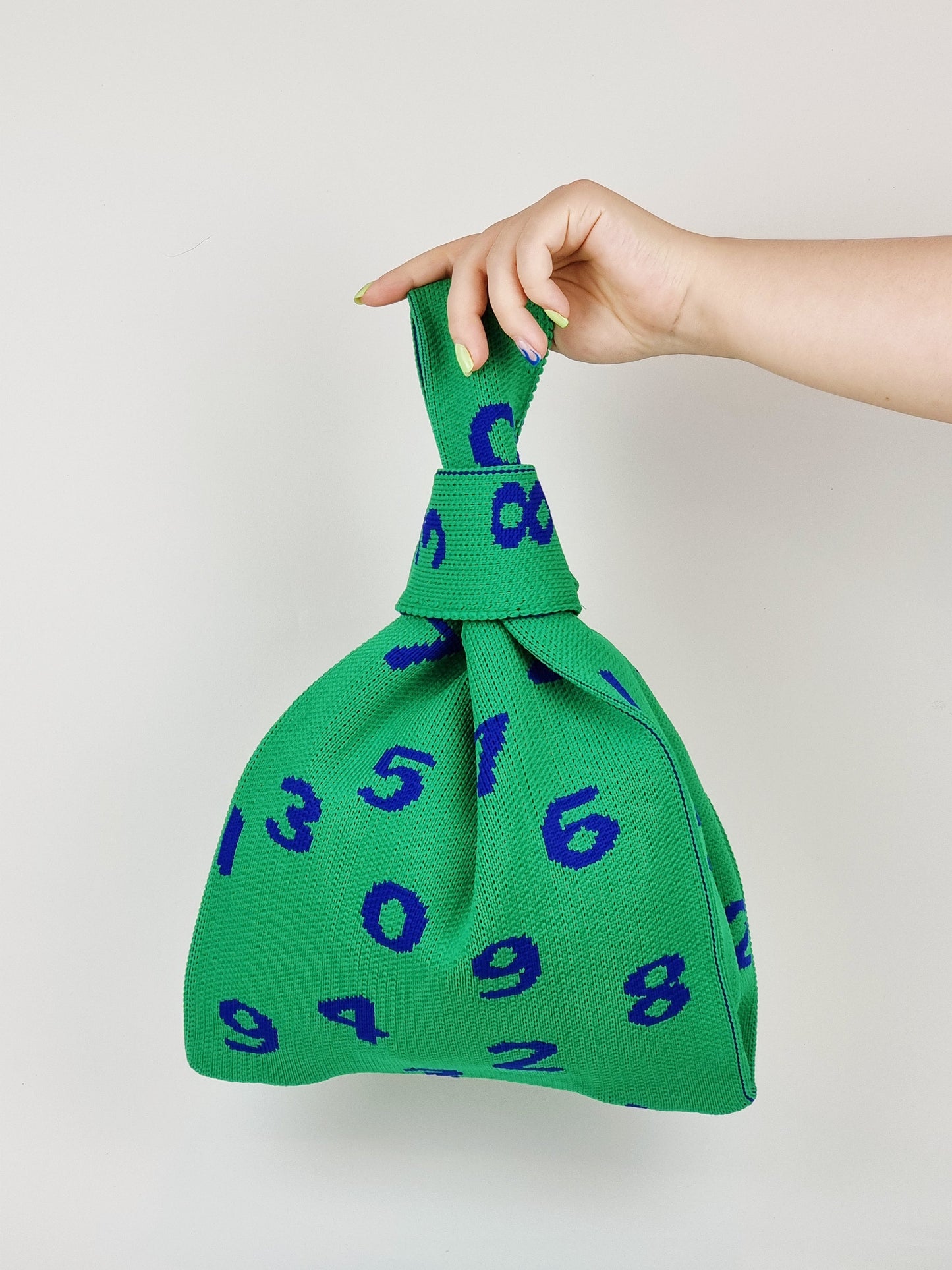 Numbers Knit Bag