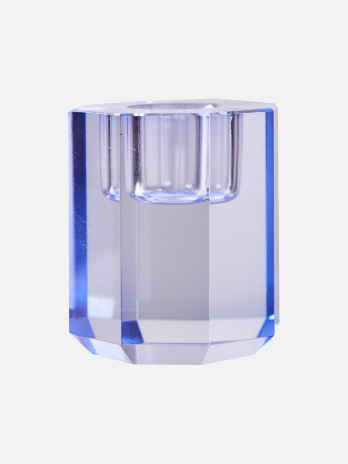 Colored Crystal Candle Holder - PICK UP ONLY