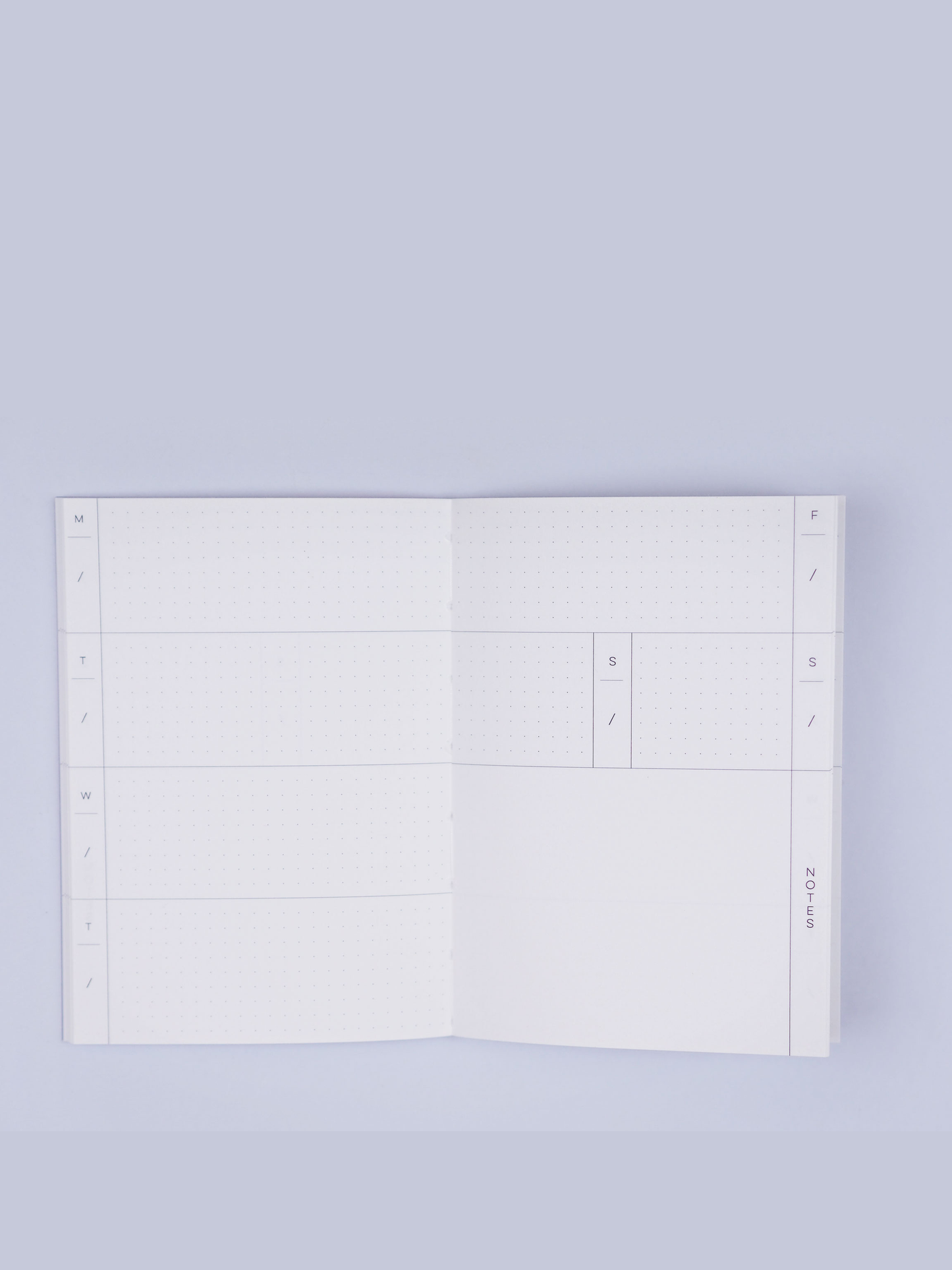 Abstract Blue Weekly Planner