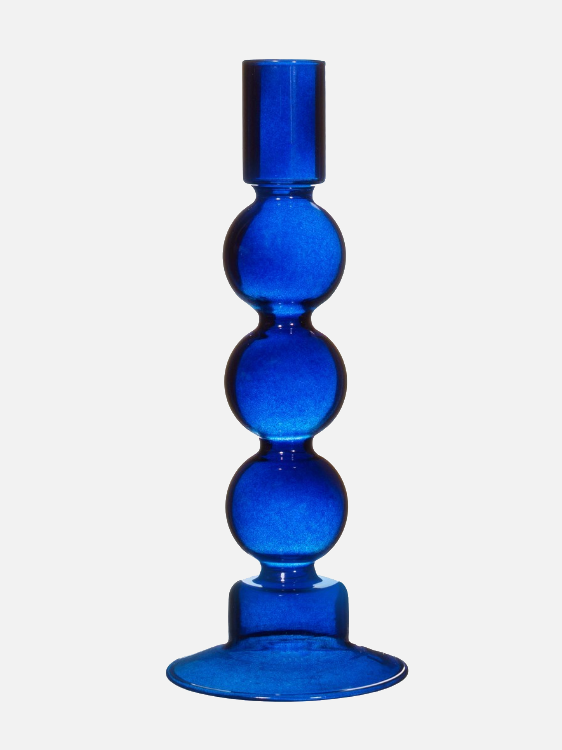 Bubble Kerzenhalter Blue