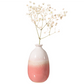 Dip Glazed Ombre Pink Vase