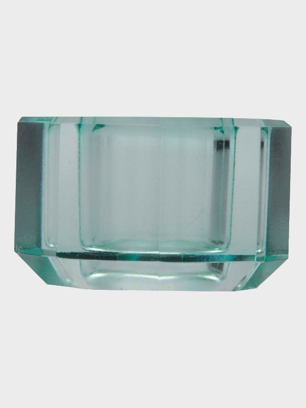 Small Colored Crystal Candle Holder
